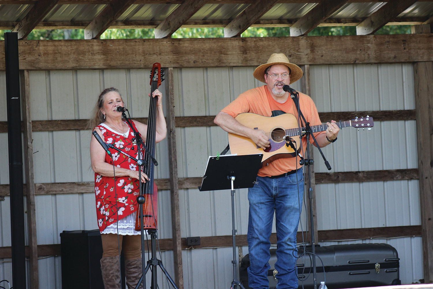 The Mayfields portion of the group Red Bridge opened the 53rd Annual Vanzant Picnic on Friday, July 10 as the two-day event featured several groups on stage providing entertainment for the crowd.